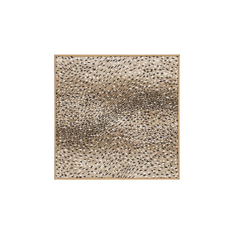Avilla Hand Loomed Washable Abstract Indoor Rug, Square 5'