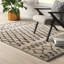 Clem Southwestern Handmade Tufted Wool Ivory/Brown Area Rug-395324471