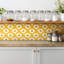 Charnese 30cm x 30cm PVC Mosaic Tile in Yellow
