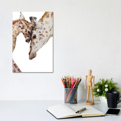 Giraffe 1 Piece Wrapped Canvas Painting