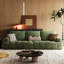 Coussin de canapé en chenille vert Fourseat-940209393-940209397