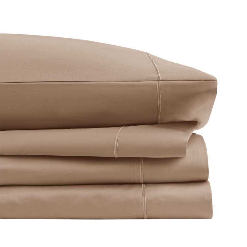 600 Thread Count Rose Gold Pima Cotton King Sheet Set