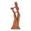 Novica Handmade Dancing With Daughter Wood Sculpture