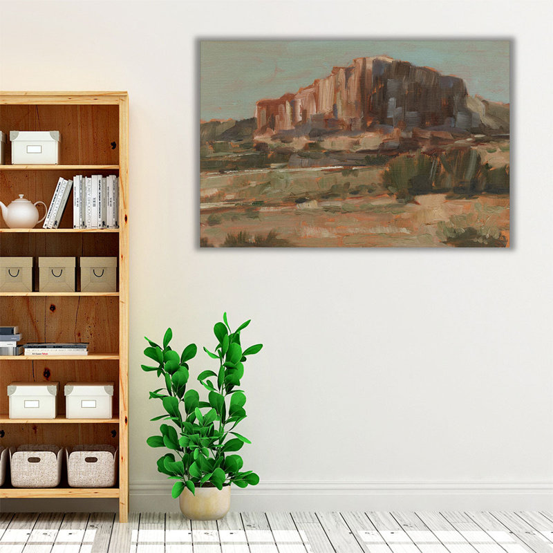 Red Rock Vista II - reproduction d'art sur toile, H 16 po x l 24 po
