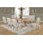 Dions Extendable Dining Set with Linen Upholstered Seating and Button Tufting-682599202-784423549