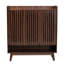 Armoire à chaussures Hornbuckle Mid Century Modern en bois, H 46,5 po x l 41,8 po x P 13,4 po