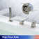 1 Handle Wall Waterfall Faucet with Diverter