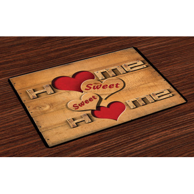 Broadview Saying Hearts Words Placemat
