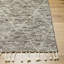 Tapis gris / brun en laine noué à la main Talon-84443621