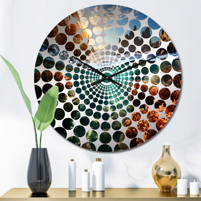 Horloge murale Coral Reefs In Australie Nature Coastal II - Coastal Waves