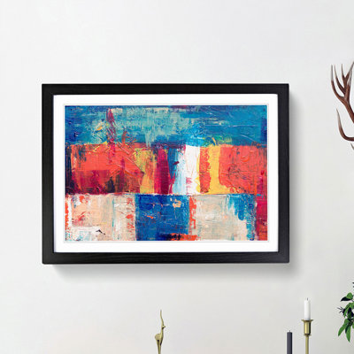 Abstract Art Painting Vol.330 by S.Johnson - Framed Print