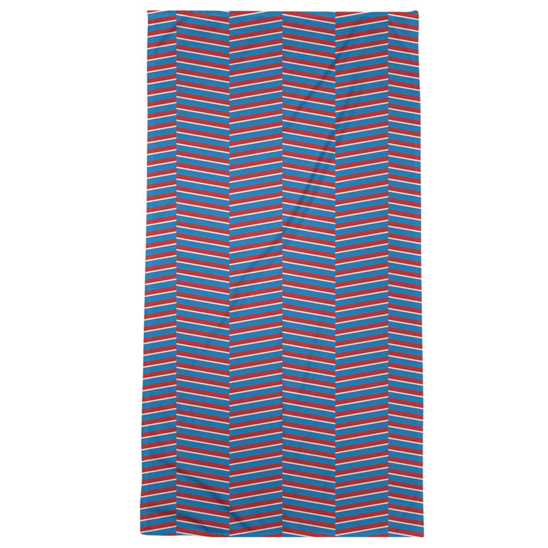 Beach Towel, Purple/Red, Poly/Cotton