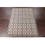 Tapis noué la beige 9 pi x 12 pi en laine à la main one-of-kind Senac