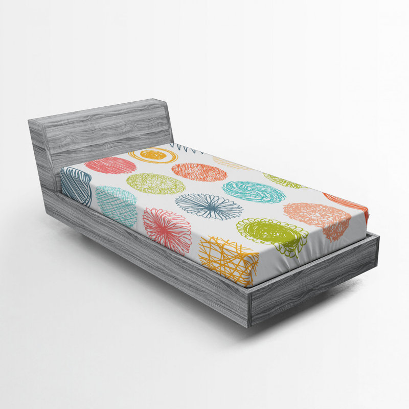 Drap-housse en microfibre à motif Ambesonne, Simple TG