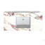 Comptoir de meuble-lavabo monotrou 48 po avec lavabo rectangulaire intégré et finition marbre audacieux