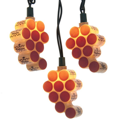 10 lumières de chaîne de vin à liège
