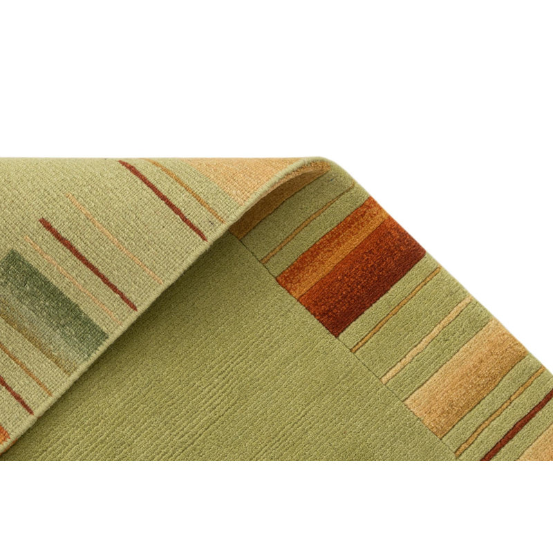 Tapis de couloir olive Jahiem
