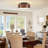 Kwong 4 - Light 20.47" Farmhouse Country Steel Drum Flush Mount Ceiling Light With Metal Shade For Kitchen, Hallway, Living Room, Bedroom, Dining Room-189472008-189472014
