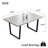 Zionna 3-Piece MDF Top Dining Table Set 47.2 in. Rectangle Table, 1-Back Corner Seat Bench and 1-Bench