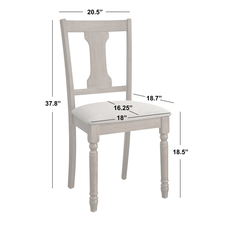 Chaise d'appoint Cassilis, Bois flottant, Beige