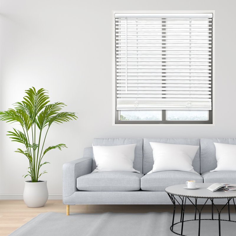 1 inch Room Darkening, Cordless Horizontal/Venetian Mini Blind, 58"W x 60"L