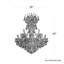 New Orleans 18 Light 36in x 44in Chandelier in Black Pearl with Clear Radiance Crystals-188689557-188689558