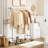 Maide 59.1'' Rolling Clothing Rack-2121198027