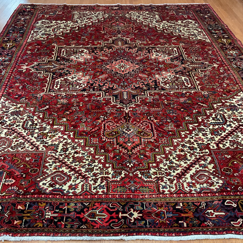 HERAT ORIENTAL Handmade Heriz Wool Rug