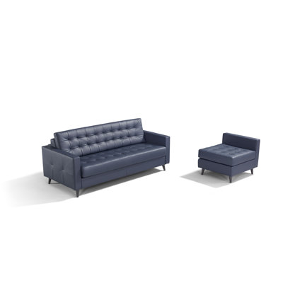 Belmonte 2 - Piece Leather Sectional