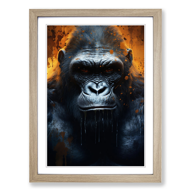 Gorilla Realism - Framed Print