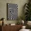 Zebra In Motion Abstract - Print-136751362-136751367