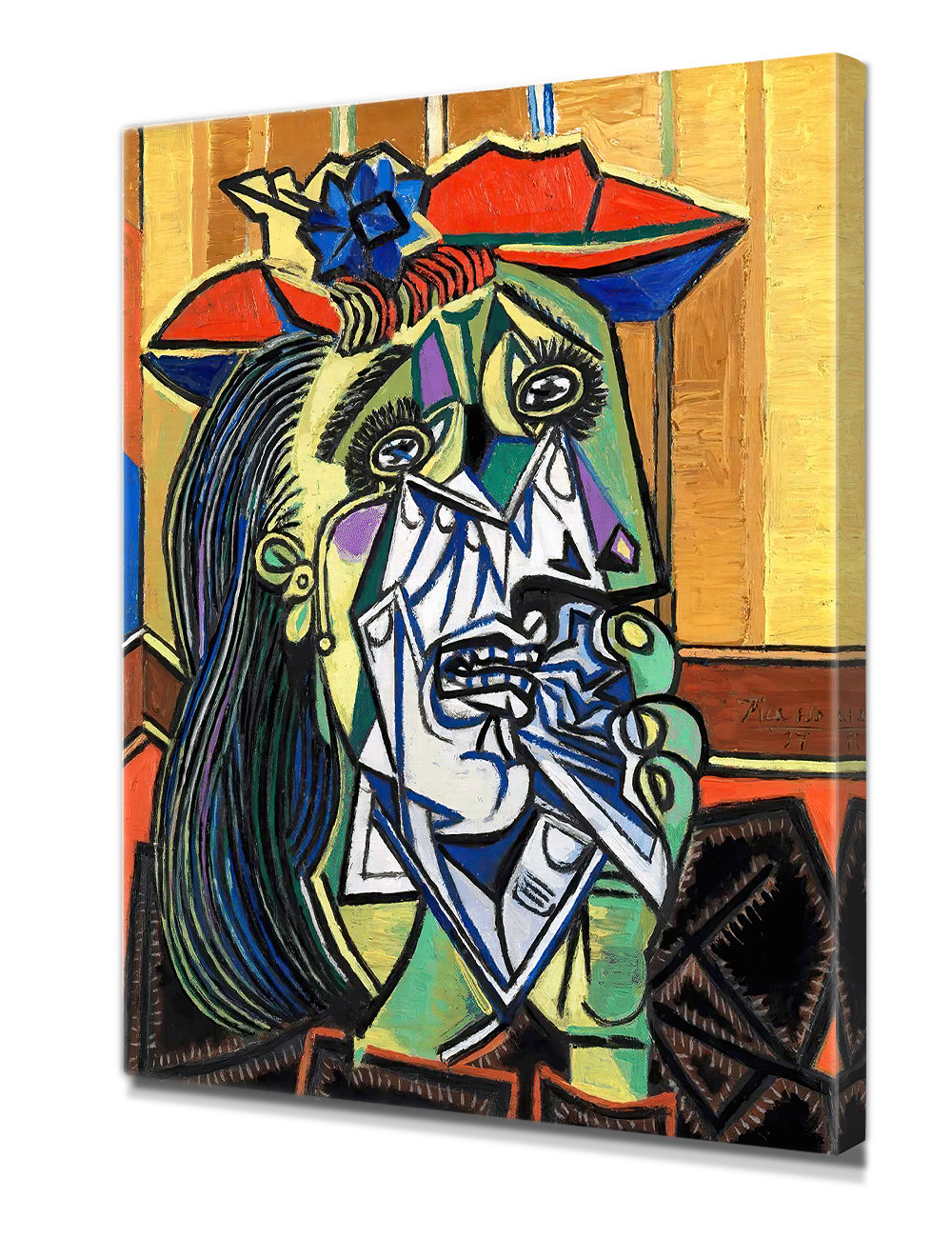 Vault W Artwork The Weeping Women With Handkerchief by Pablo Picasso ...