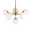 Lustre géométrique spoutnik à 6 lumières Bradwell