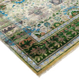 Sage Alchemy Traditional Silk Wool Blend Rug - 9'10"" x 13'2""