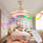 Anniah Ceiling Fan with LED Lights