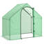 Petrascu Walk In Tomato Greenhouse Steel Frame 180 x 100 x 168CM Green