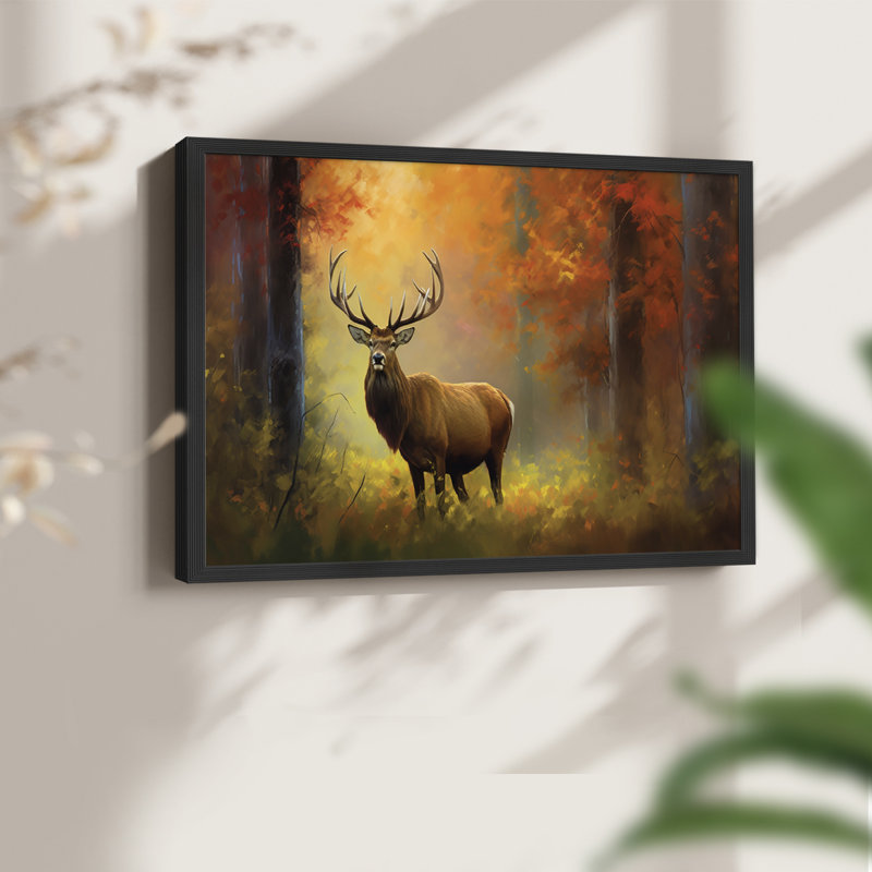 Faune - IV - Reproduction encadrée - Restickable, Noir, noir, noir, noir, H 22 po x l 28 po