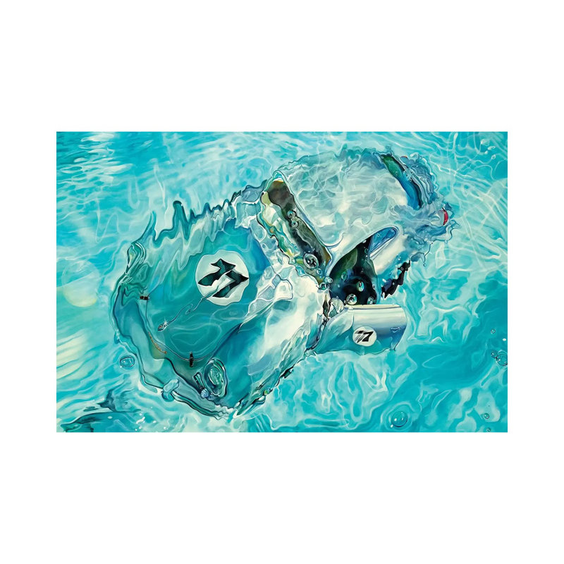 Porsche No. 77 by Marcello Petisci - Print on Canvas, Wrapped Canvas, 66.04 cm H x 45.72 cm W x 1.91 cm D