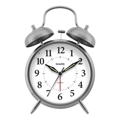 Sharp Quartz movement / Crystal Clock with Alarm