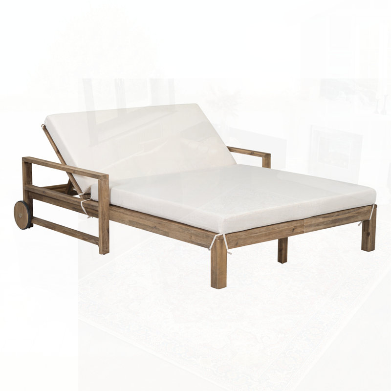 Lit de jour d'extérieur pour 2 personnes, Beige