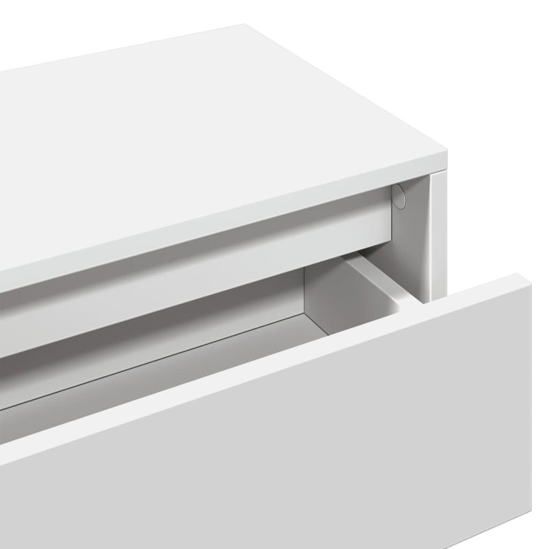 4 Piece Hallway Furniture Set Engineered Wood, White
