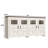 74" LED Farmhouse TV Stand For Tvs Up To 85" With Power Outlets And Adjustable Shelves-163533590-149277936