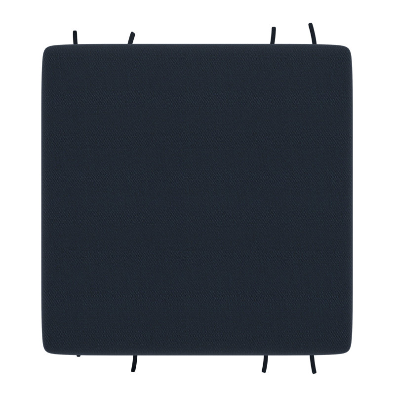 Sunbrella® Outdoor Seat Pad/Ottoman Cushion, Canvas Navy Sunbrella® Canvas