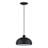 Aaranyan 1 Light Black Pendant-2103114768