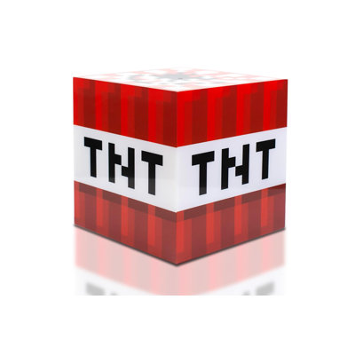 Tnt Block Cube Toy 6" LED Cool Figurine Novelty Light
