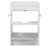 SmartFold 23'' Single Bathroom Vanity Base Only in White