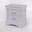 Table de chevet blanche