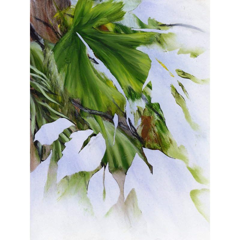 Hoh Oxbow Panel 1 by John Smither, Black Framed Paper, 21.2" H x 17.2" W
