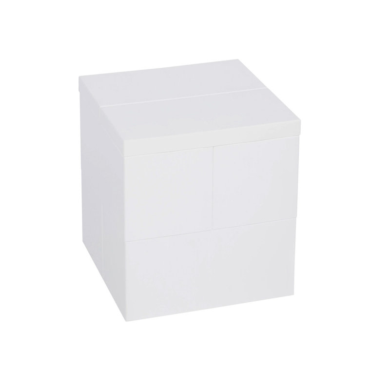 Translucent Polypropylene Modular Accent Stool