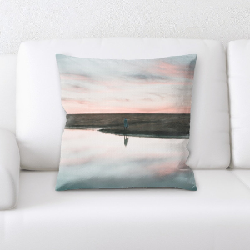Microsuede Throw Pillow